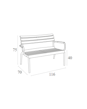 PARIS Lounge Sofa | White