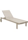 CASABLANCA Sunbed | Taupe/Taupe