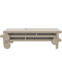 CASABLANCA Sunbed | Taupe/Taupe