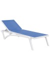PACIFIC Sunbed | White/Blue