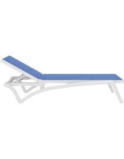 PACIFIC Sunbed | White/Blue