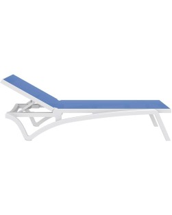PACIFIC Sunbed | White/Blue