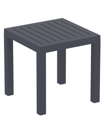 OCEAN Side Table 45x45cm | Dark Grey