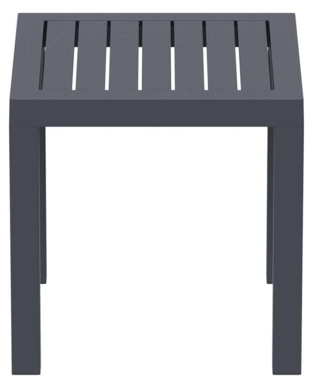 OCEAN Side Table 45x45cm | Dark Grey