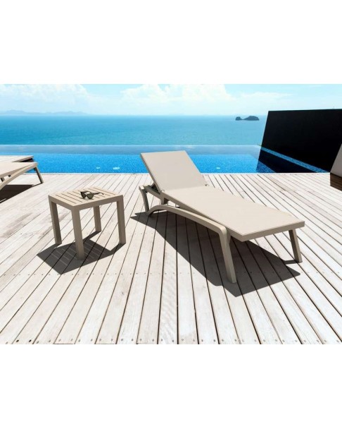 OCEAN Coffee Table 45x45x45cm | Taupe