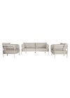VISTA Sofa Set | Aluminium Beige