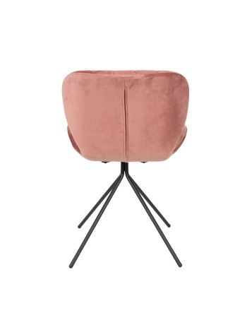 OMG Velvet Chair | Old Pink