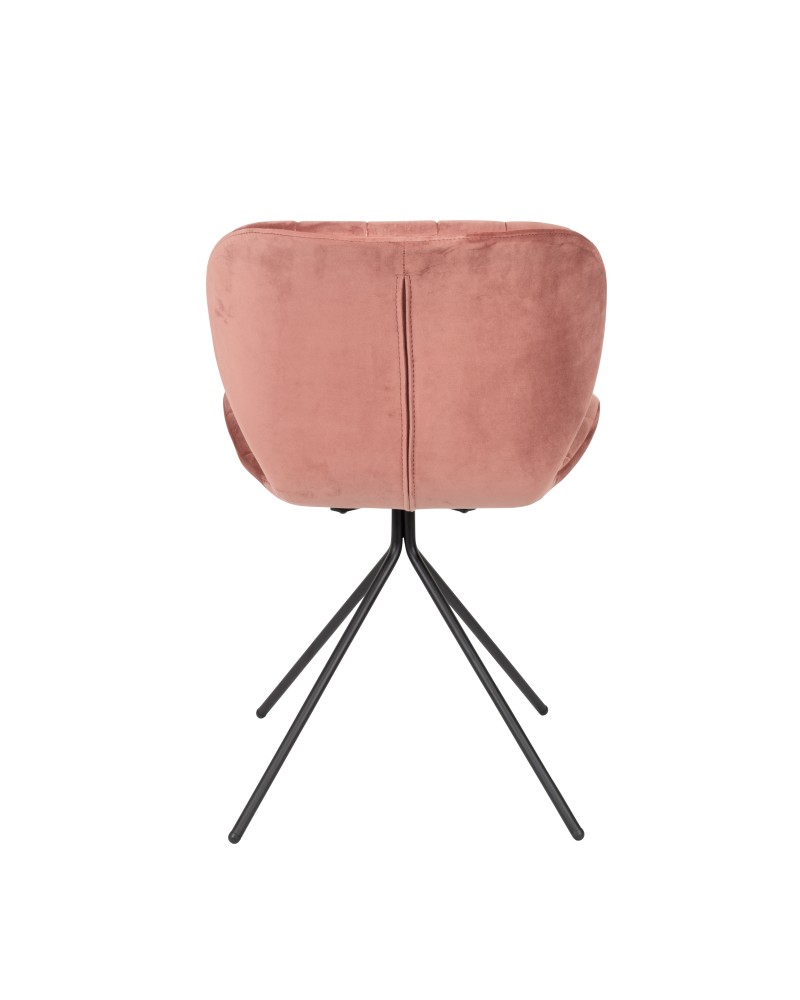 OMG Velvet Chair | Old Pink