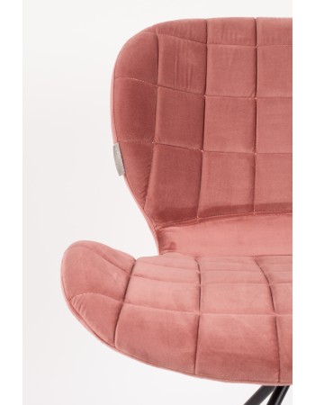 OMG Velvet Chair | Old Pink