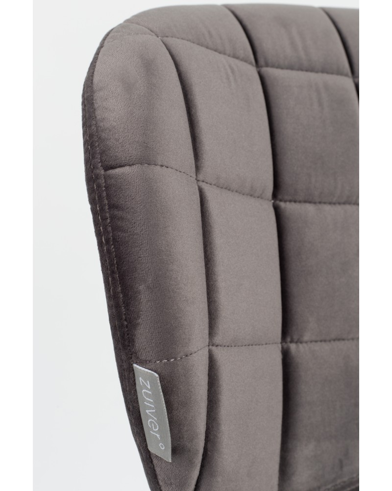OMG Velvet Chair | Grey