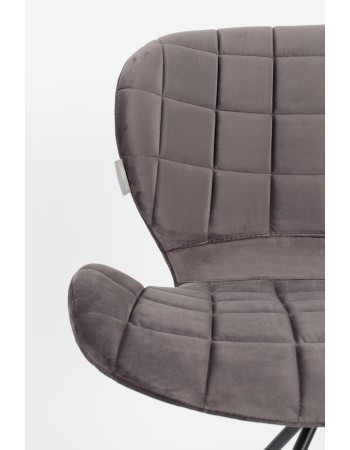 OMG Velvet Chair | Grey