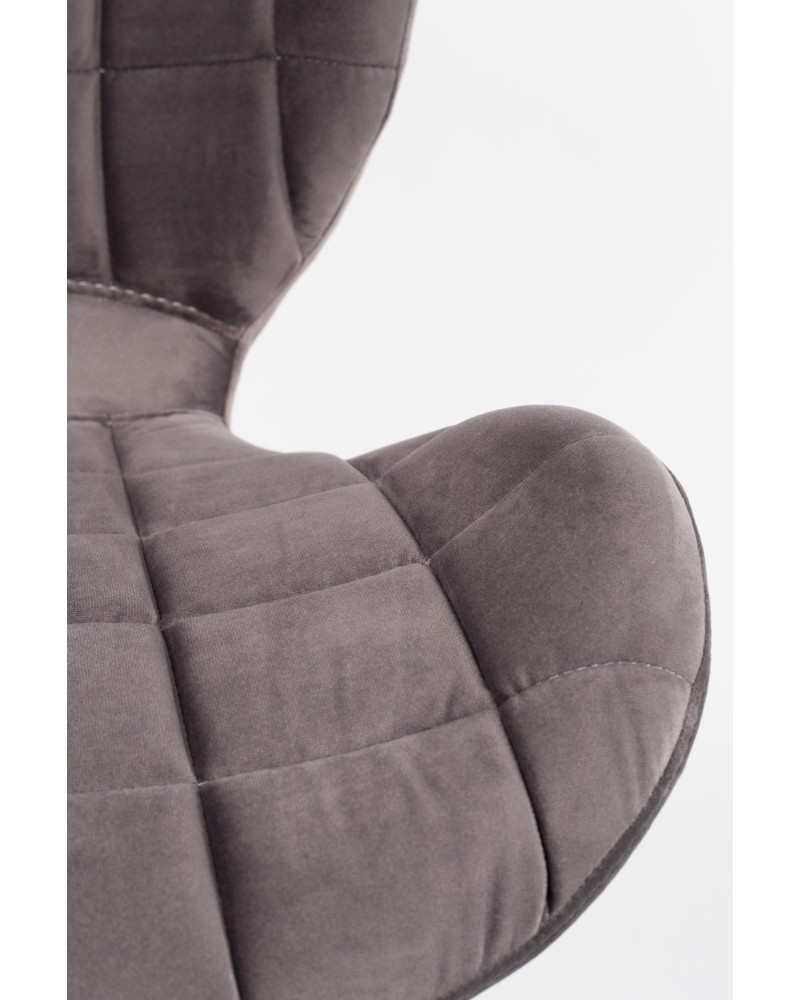 OMG Velvet Chair | Grey