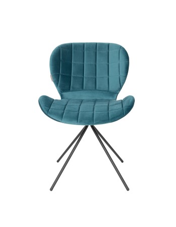 OMG Velvet Chair | Petrol