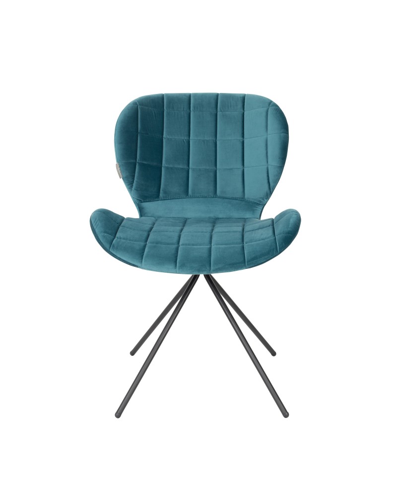 OMG Velvet Chair | Petrol