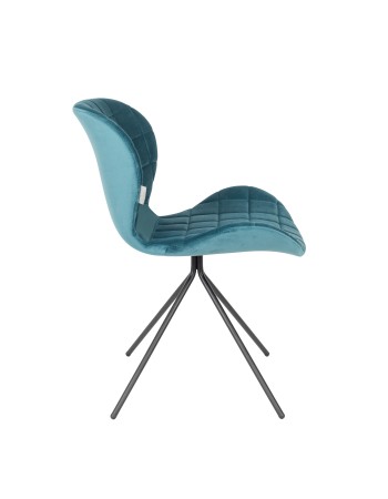 OMG Velvet Chair | Petrol