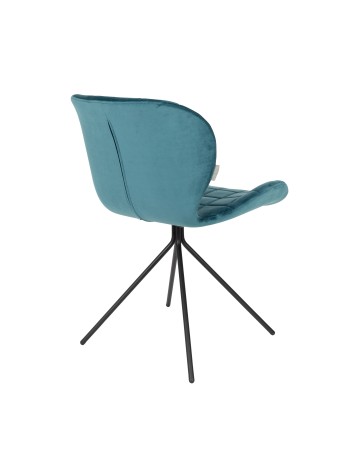 OMG Velvet Chair | Petrol