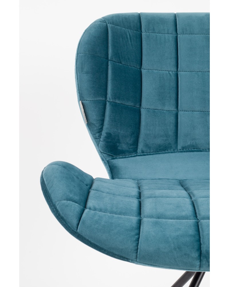OMG Velvet Chair | Petrol