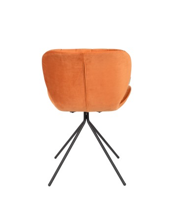 OMG Velvet Chair | Orange