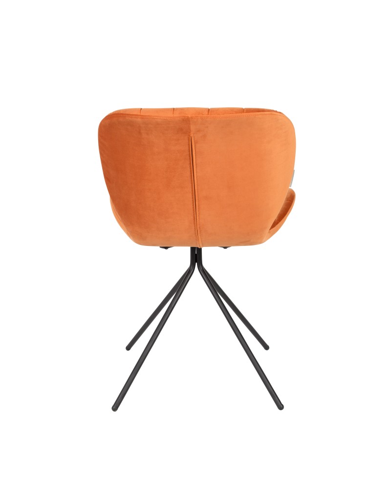 OMG Velvet Chair | Orange
