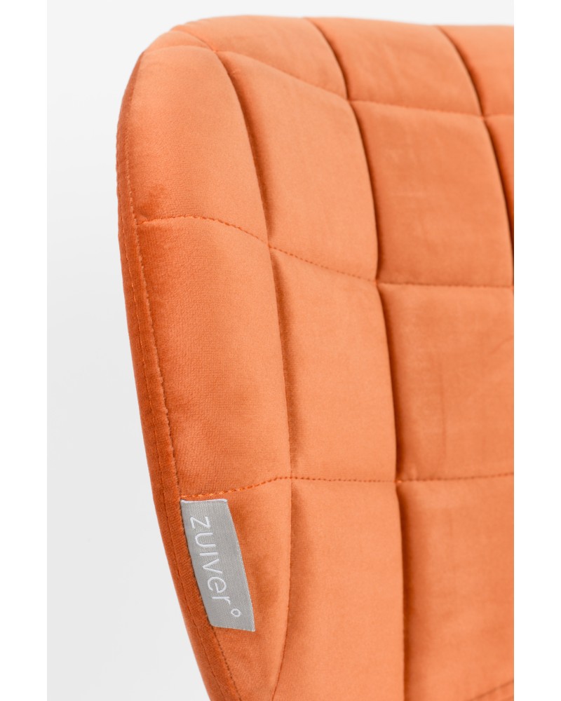 OMG Velvet Chair | Orange