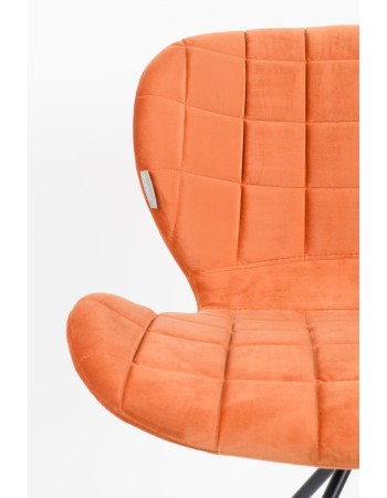 OMG Velvet Chair | Orange