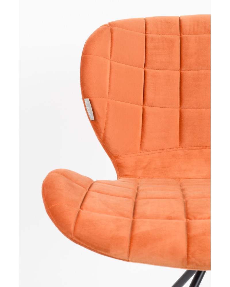OMG Velvet Chair | Orange