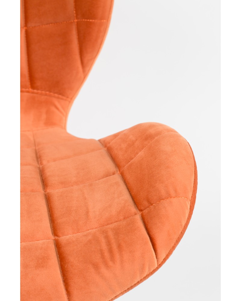 OMG Velvet Chair | Orange