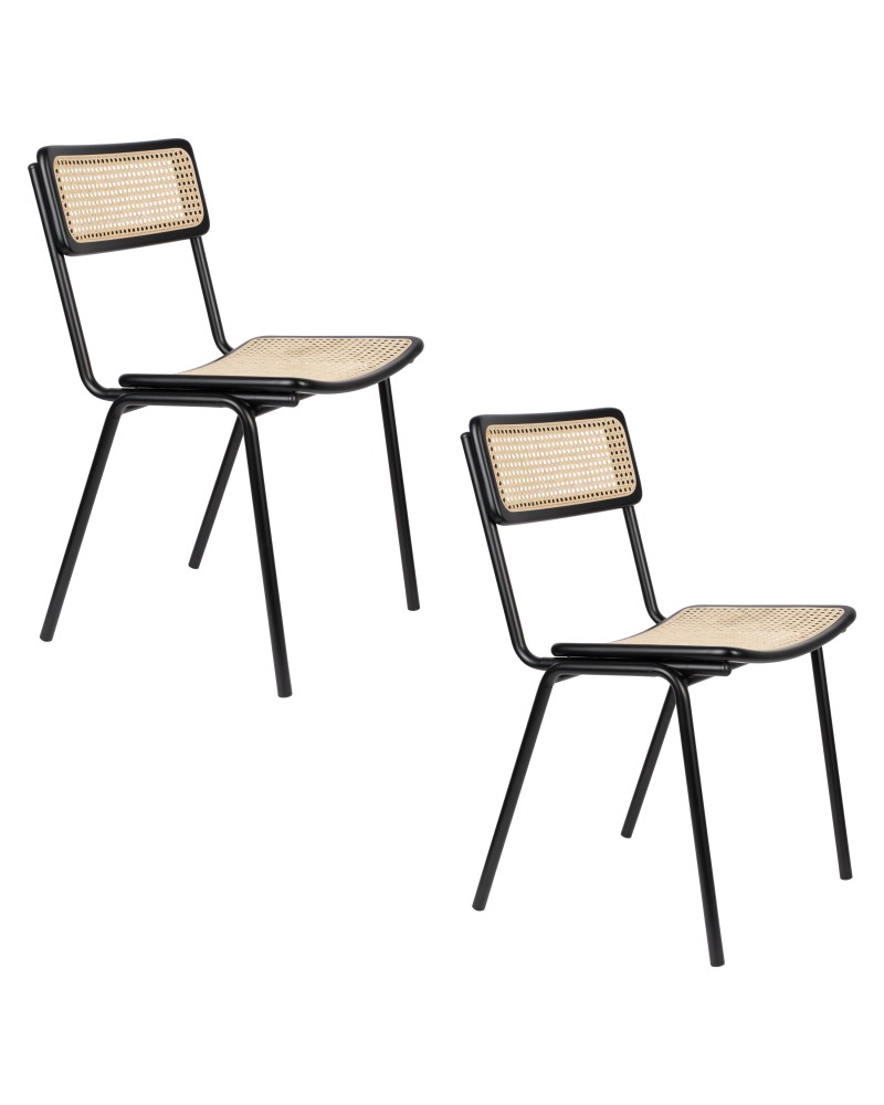 JORT Chair | Natural with black legs