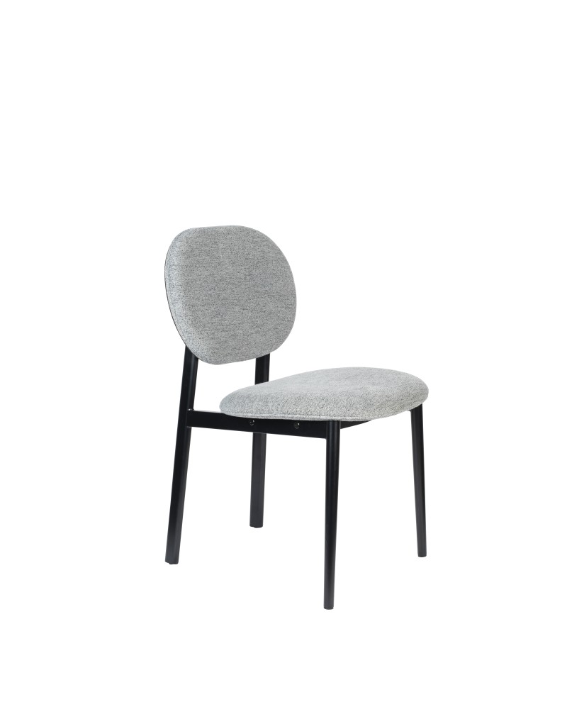 SPIKE Chair | Grey with black legs