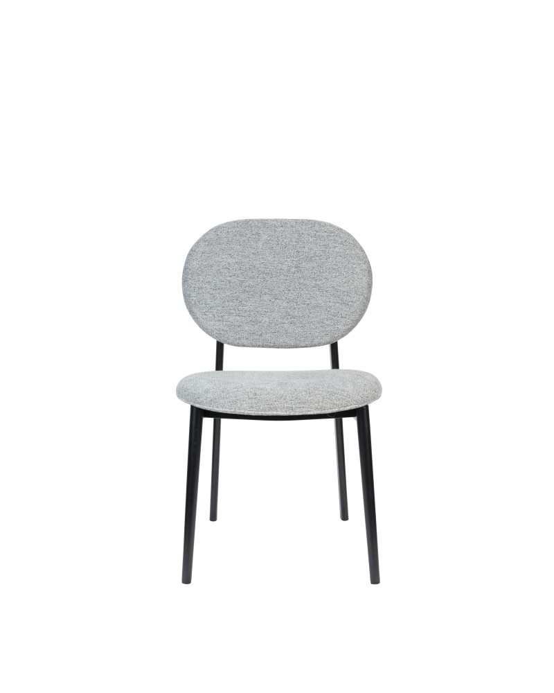 SPIKE Chair | Grey with black legs