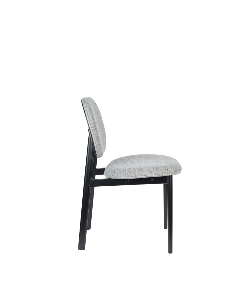 SPIKE Chair | Grey with black legs