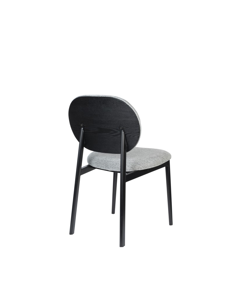 SPIKE Chair | Grey with black legs