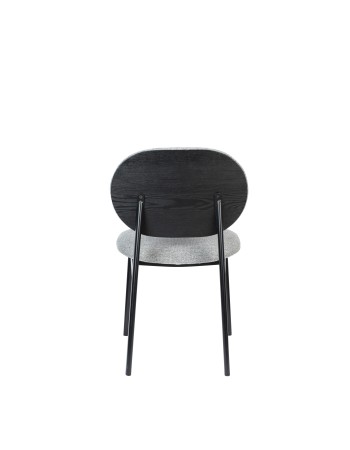 SPIKE Chair | Grey with black legs