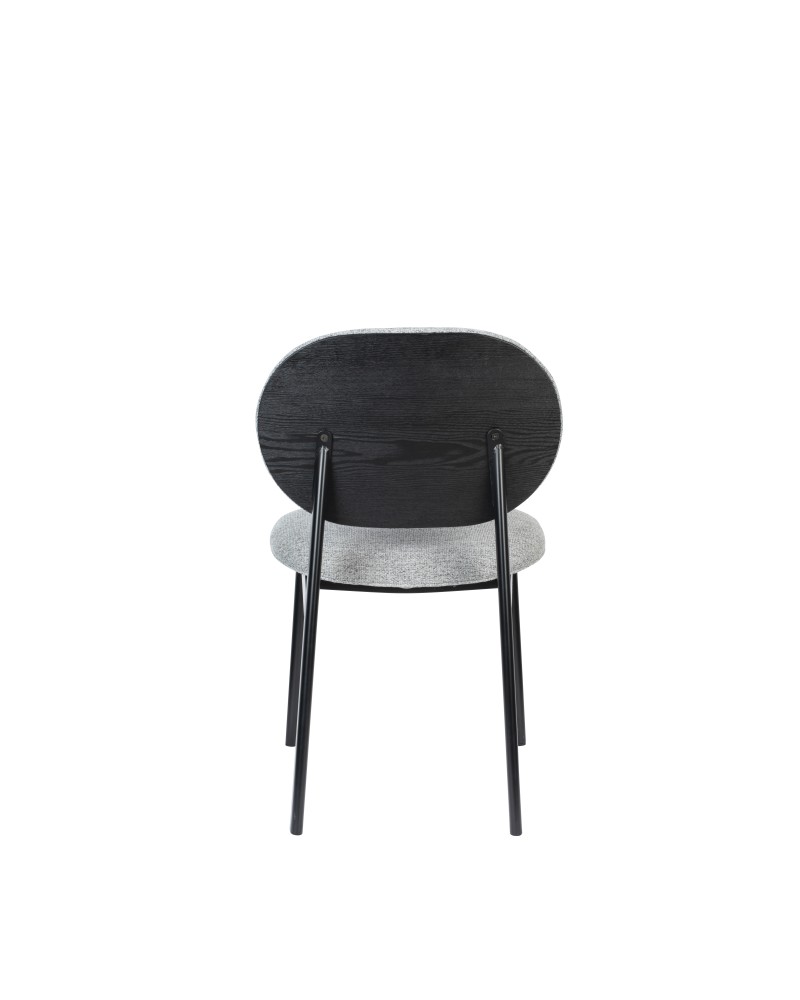 SPIKE Chair | Grey with black legs