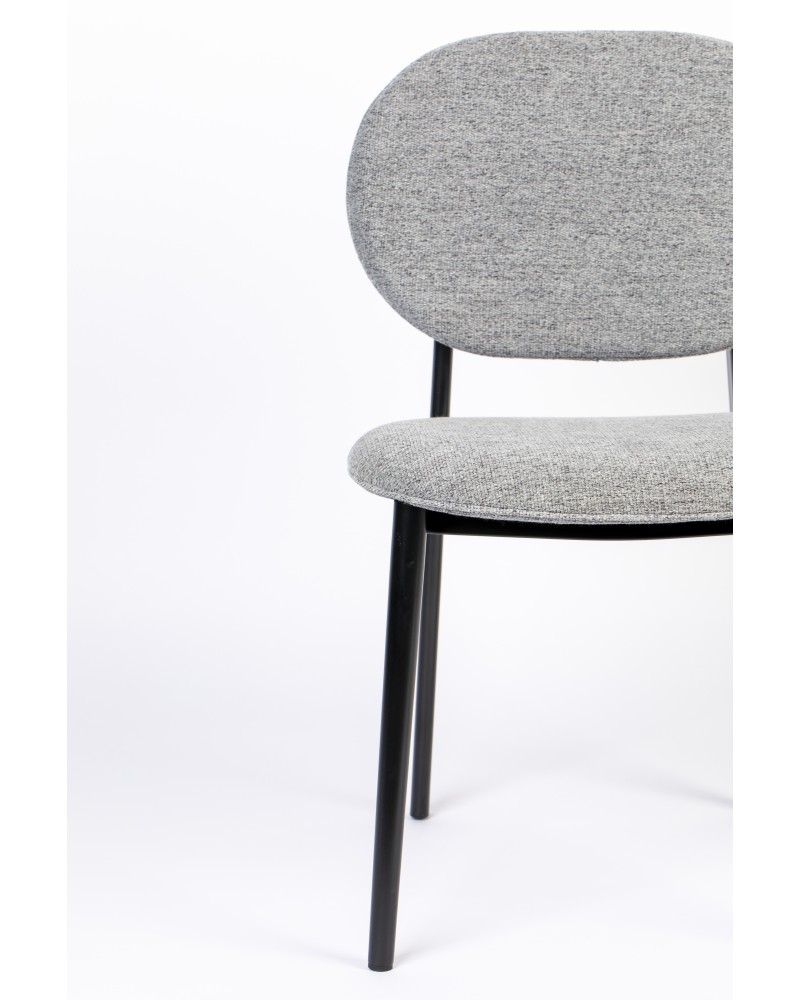 SPIKE Chair | Grey with black legs