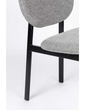 SPIKE Chair | Grey with black legs