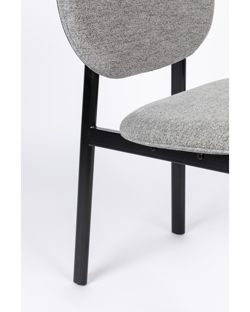 SPIKE Chair | Grey with black legs