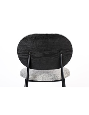 SPIKE Chair | Grey with black legs