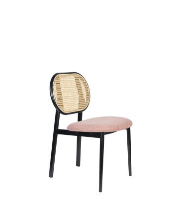 SPIKE Chair | Natural with black legs