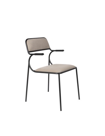 ALBA Chair | Beige, black legs