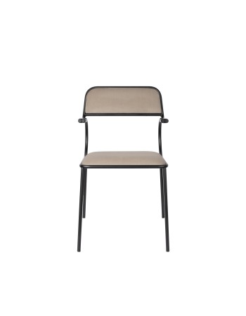 ALBA Chair | Beige, black legs