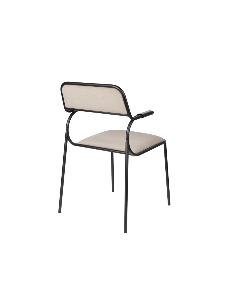 ALBA Chair | Beige, black legs
