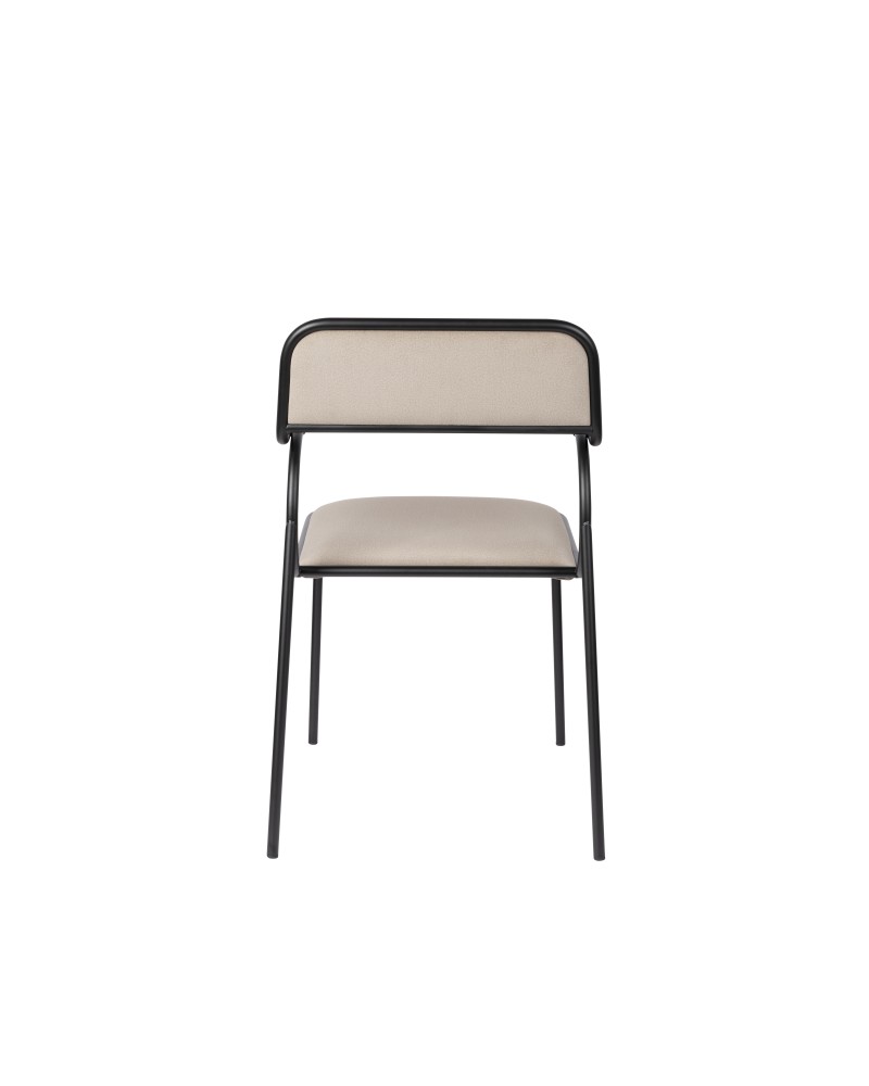 ALBA Chair | Beige, black legs