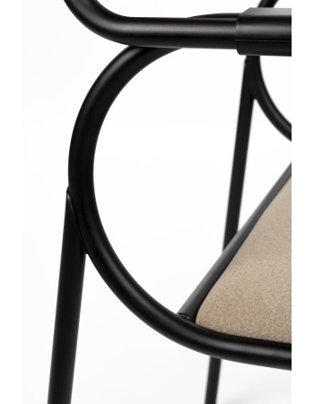 ALBA Chair | Beige, black legs