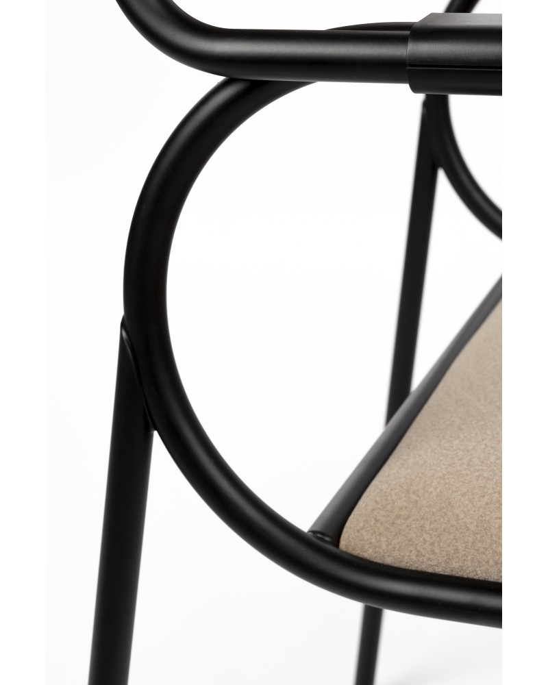 ALBA Chair | Beige, black legs