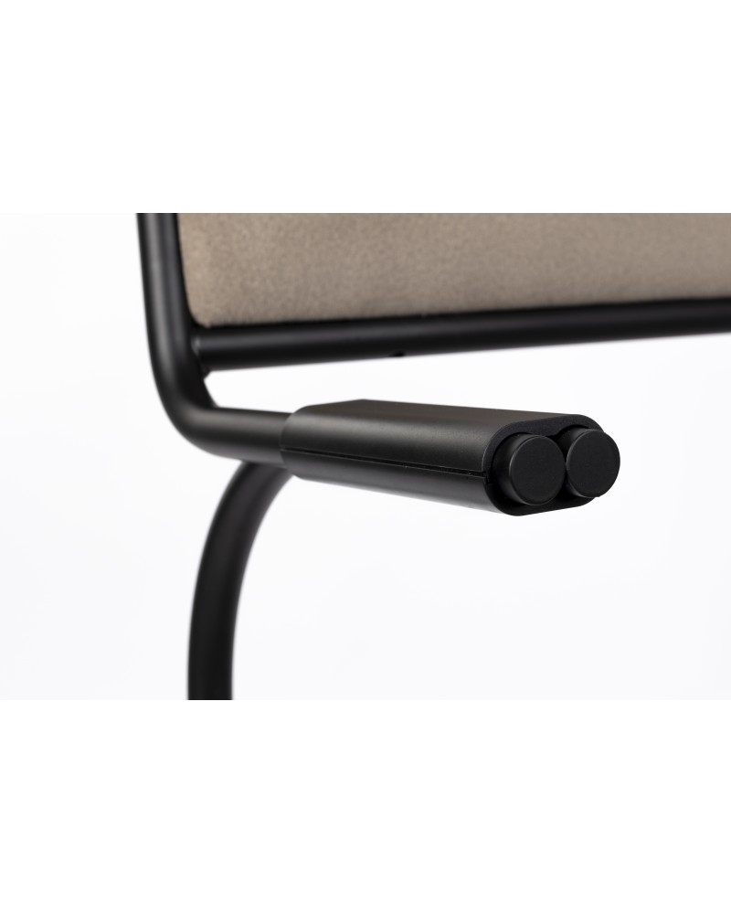 ALBA Chair | Beige, black legs