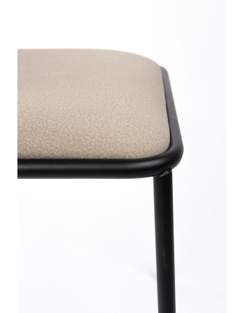 ALBA Chair | Beige, black legs