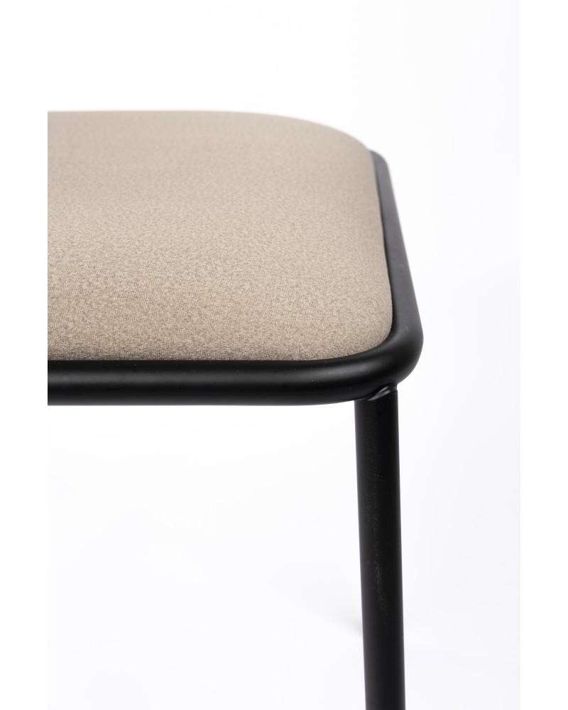 ALBA Chair | Beige, black legs