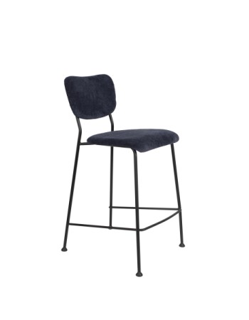 BENSON Counter Stool | Dark Blue