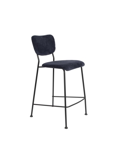 BENSON Counter Stool | Dark Blue